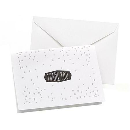 HORTENSE HEWITT Polka Dot Thank You - Silver 24440